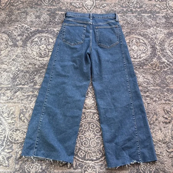 Gap High Rise Stride Wide-Leg Ankle Jeans Size 26/2R - Picture 7 of 10